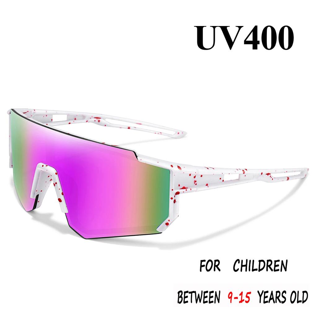 Kids HD sports sunglasses for outdoor cycling running professional childrens eyewear