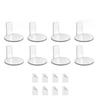 4lots Easy Assemble Acrylic Stands Simple Setups Smooth Surfaces For Quick Cleaning Home Office Use