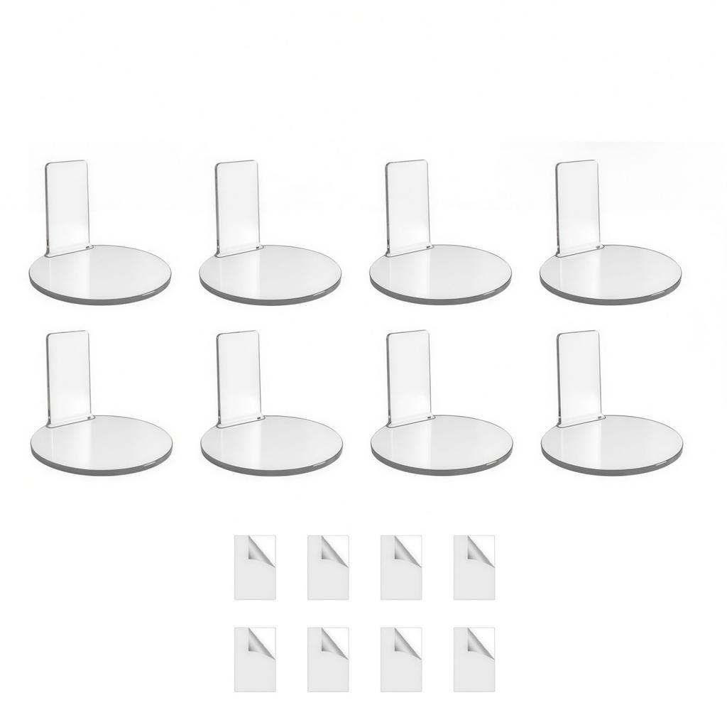 4lots Easy Assemble Acrylic Stands Simple Setups Smooth Surfaces For Quick Cleaning Home Office Use