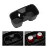For Kia Telluride 2020-2025 Cup Holder Car Armrest Storage Box Rear Shock-Absorbing Cup Tray Tidying Car Accessories TPE