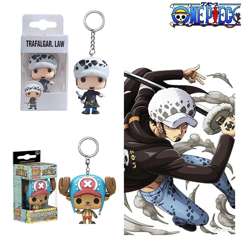 Pop Best-selling One Piece Luffy Anime Pvc Keychain Toy Gift Wholesale