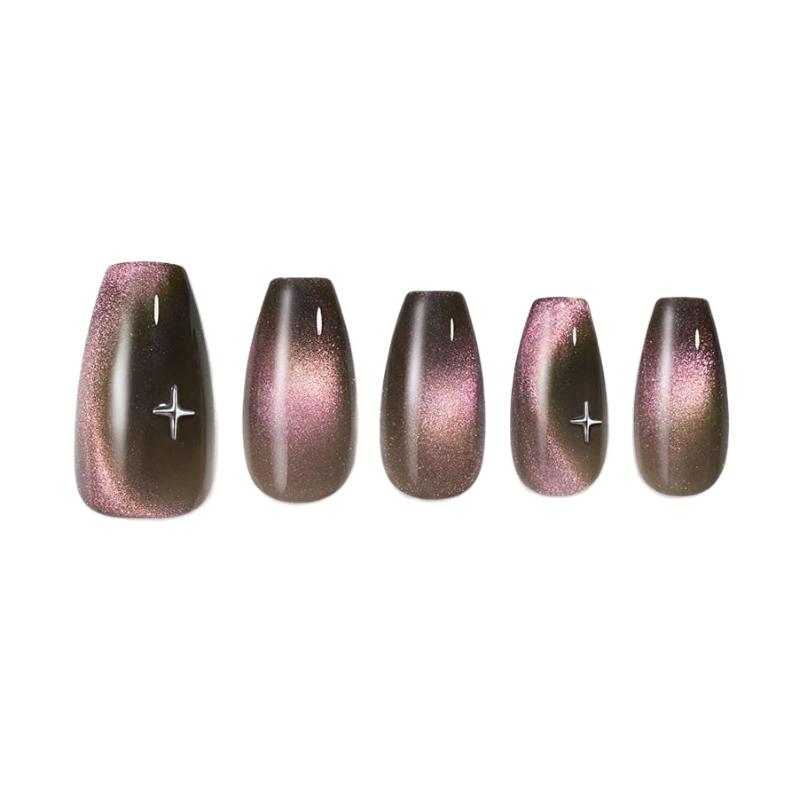 

[FINGER SUIT] Premium Design Nail Tip Set (4 Best Styles) - Professional Salon-Quality Recharge & Instant Glamour Therapy M-08 Strawberry Moon