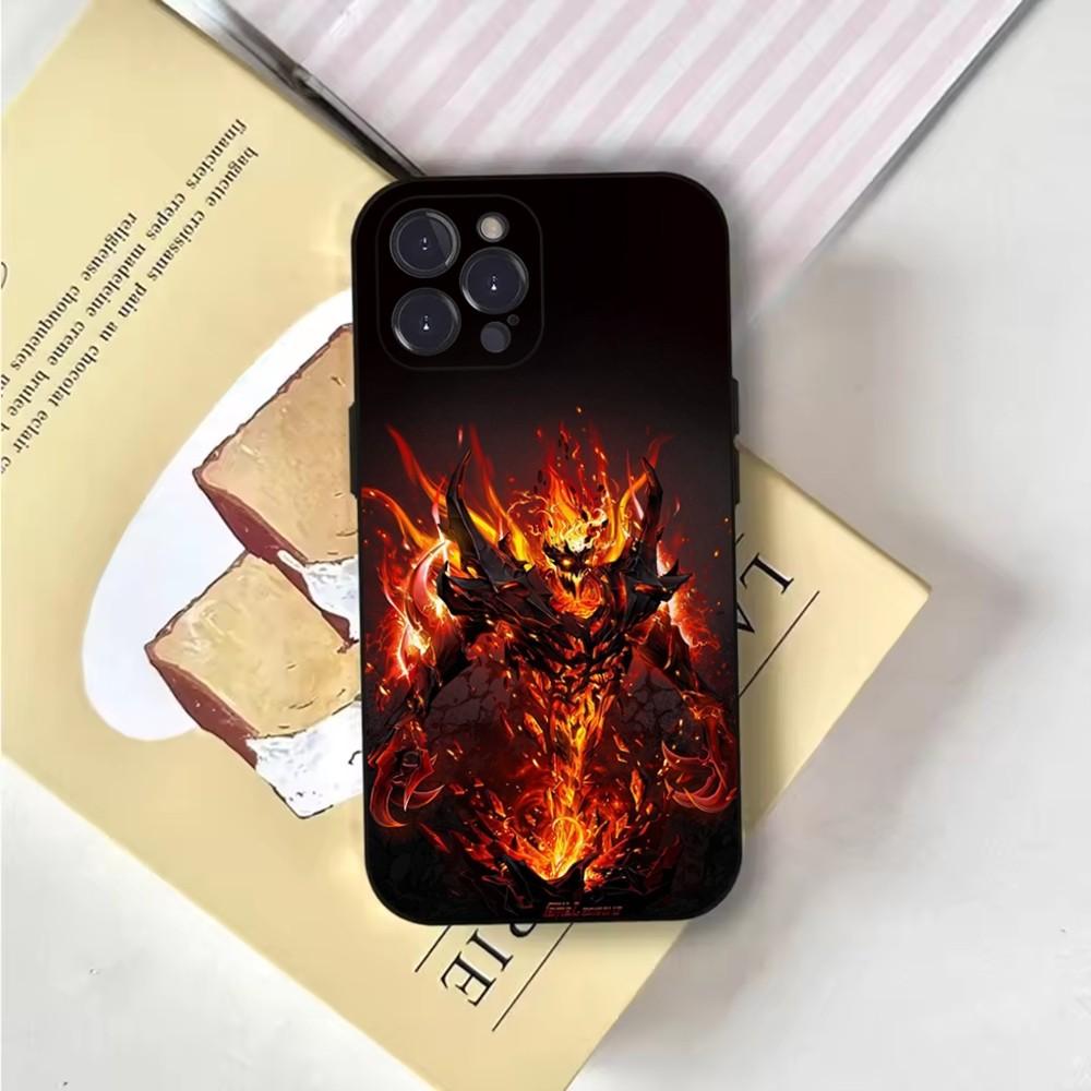 

D-Dota 2 Крутой чехол для телефона для iPhone 16,15,14,13,12,11,Pro,X,XS,Max,XR,Plus,Mini Мягкий черный чехол iPhone11PRO