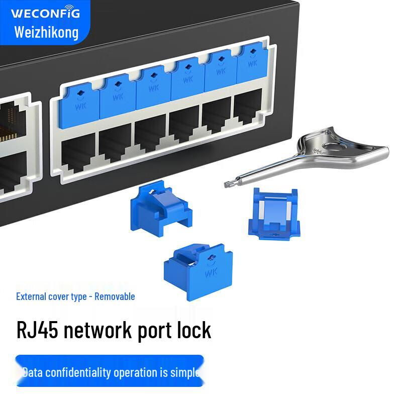 Weizhikong Detachable Network Port Lock & Dust Plug