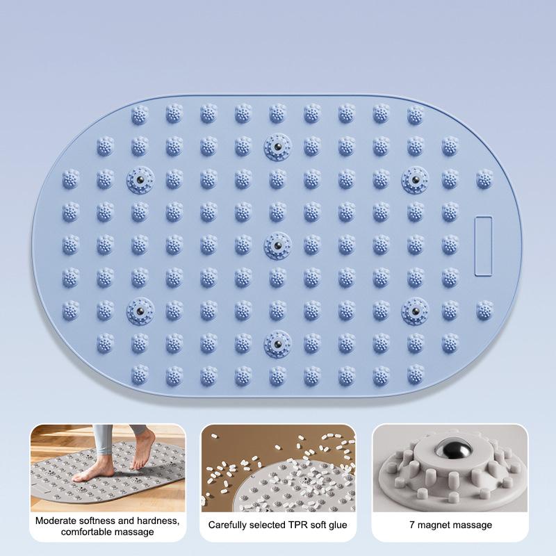 65 * 40Cm Extended Soft Silicone Fingerprinting Board Foot Massage Pad In Situ Indoor Running In Situ Foot Foot Stepping Toe Pad