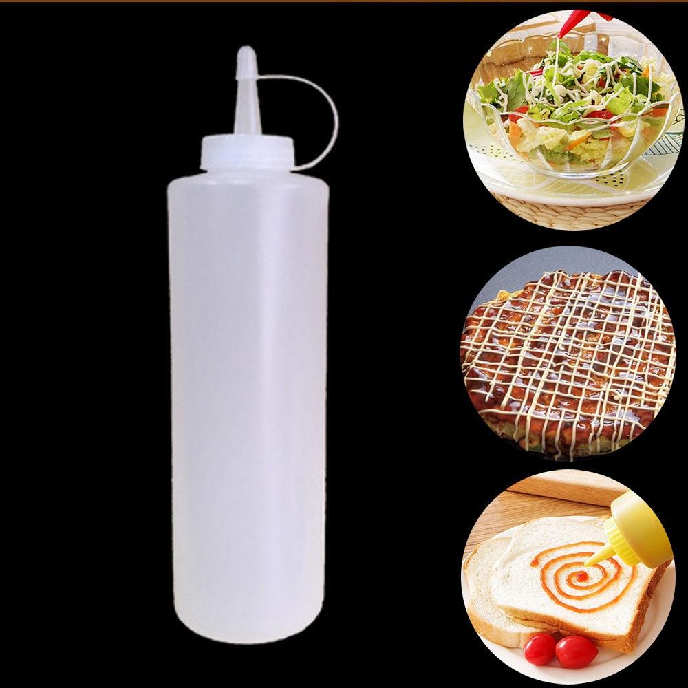 8-24oz Plastic Squeeze Bottle Condiment Dispenser for Ketchup Mustard Sauce Good 8-24oz Plastic Squeeze Bottle Condiment Dispenser for Ketchup Mustard Sauce Good