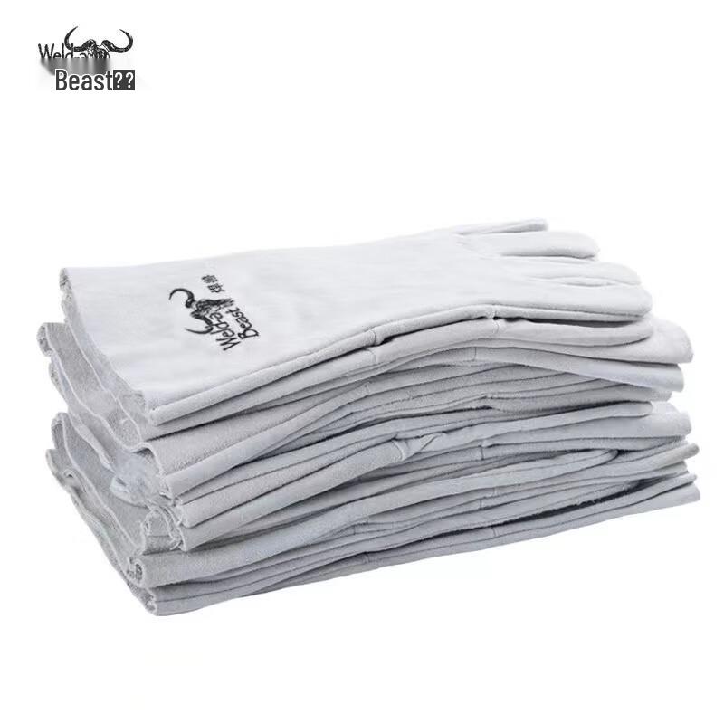 WEZHO Heat Resistant Cowhide Welding Gloves