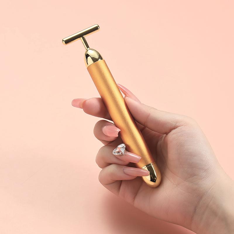 T Beauty Roller Energy Roller Electric Face-Lifting Facial Massage Beauty Tools Waterproof Face Care Meridian Massage Stick