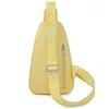 Women Chest Bag PU Leather Fashion Shoulder Bag Simple Casual Chest Waist Pocket