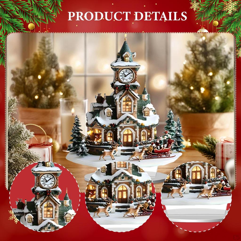 House 2D Snow Scene for Holiday