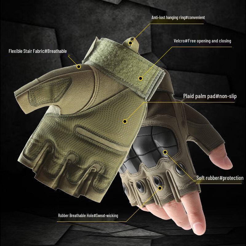 TUCANO Men's Half-Finger Tactical Cycling Gloves