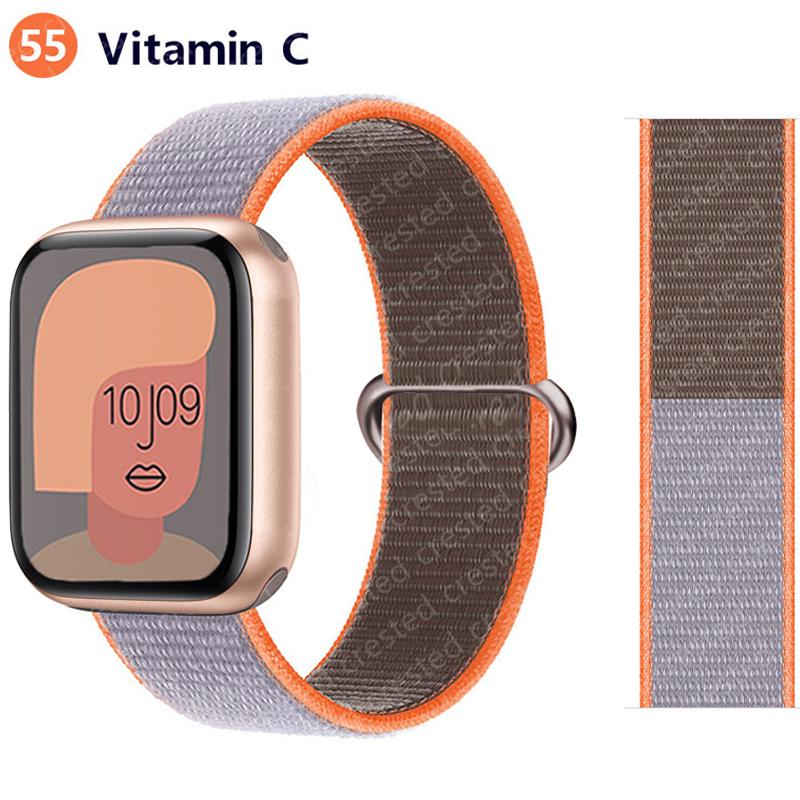 2pcs Straps For Apple Watch Band 44mm 40mm 45mm 46mm 42mm 49mm 41mm Nylon Loop Bracelet iwatch Series 10 9 8 7 6 5 3 se ultra 2