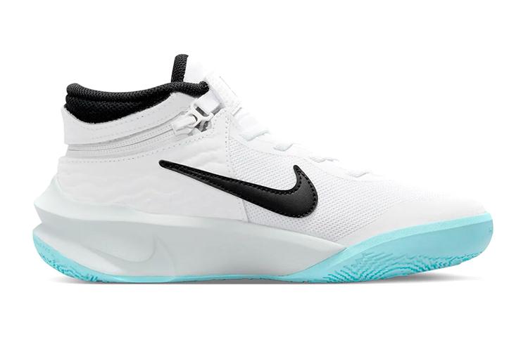 Nike Team Hustle D 10 Flyease Slip Resistant, Abrasion Resistant, Breathable Low top Children's Basketball Shoes DD7303-102
