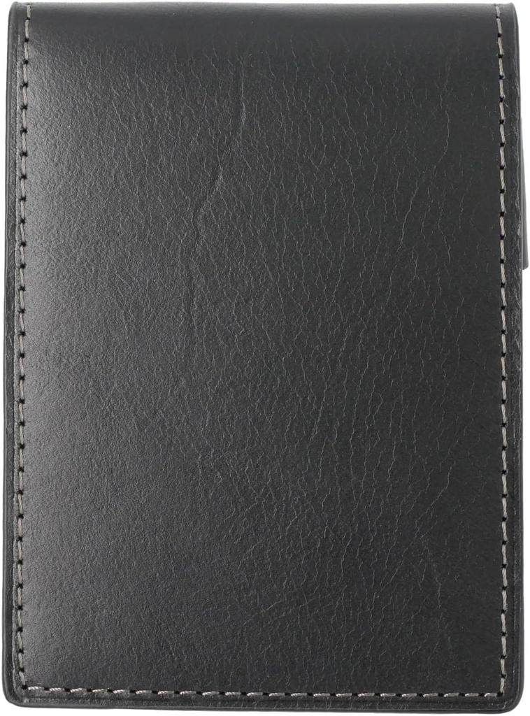 Slip-On Rio RHODIA Memo Cover #11 Black (A-IOL-2807) Italian Leather, A7 Size, Simple Gift