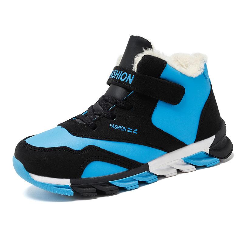 Winter Kinder Knöchel Schneestiefel Plüsch Warm Joggingschuhe Herbst Jungen Rutschfest Leicht Bequem Kinder Mädchen Sneaker