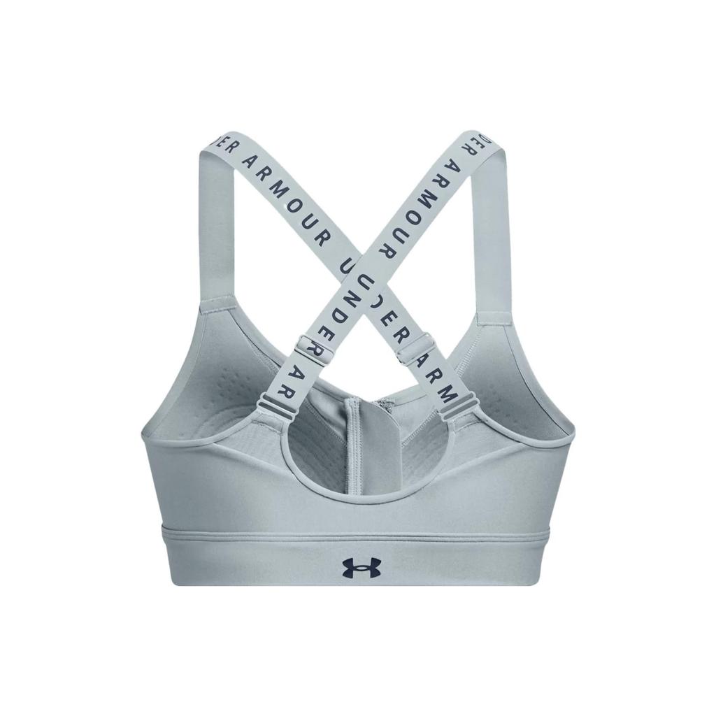 Under Armour Infinity U-Shaped High-Intensity Sports Bra With Logo Print Women Sports Bra Harbor-Blue 1373860-465
