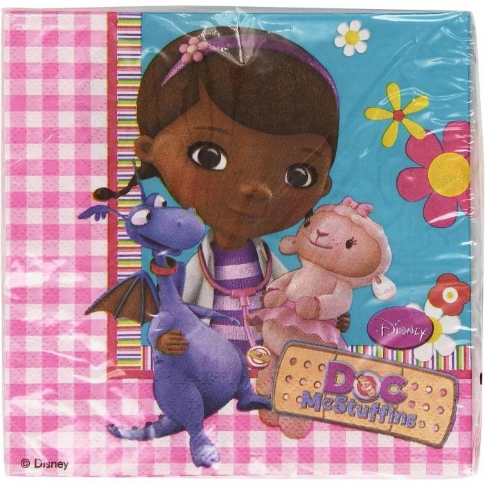 Doc McStuffins 2-lagige Servietten (Packung mit 20)