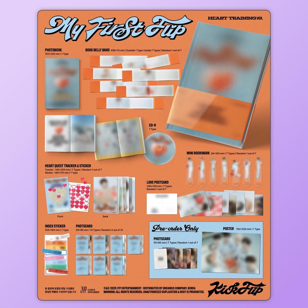 (Pre-Order POB) KickFlip - 3rd Mini Album My First Flip