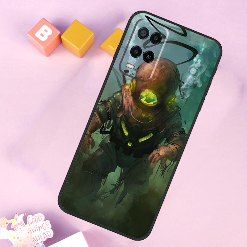 Scuba Diver Mask Diving Case For Oppo A60 A80 A40 A15 A16 A17 A57 A94 A74 A54 A76 A96 A18 A38 A58 A78 A98 A5 A6 Pro