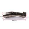 ZSADZS XMAX 250 300 400cc Stainless Steel Exhaust Pipe Mid Section 2017-2018