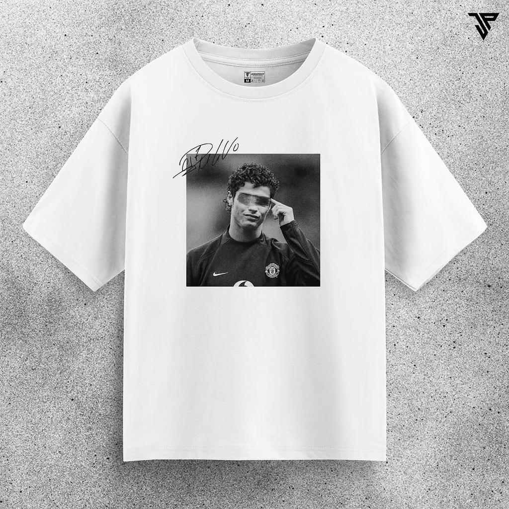25ss Nové tričko s velkým potiskem obličeje Cristiano Ronaldo Fotbalová superstar Krátký rukáv Barevný potisk Pánské Dámské Unisex Oversized trička
