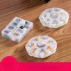 2 Stück/Set Tragbare Sub-Verpackung Pillendose 7 Tage Tabletten Klein Mini Handgepäck Reise Woche Medizin Pillen Aufbewahrungsbox