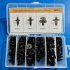 80-Piece Universal Automotive Fixing Clips for Bumpers, Fenders, Door Panels, and Expansion Screws