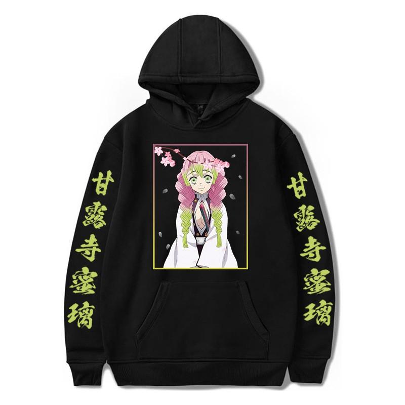 Demon Slayer Anime Hoodie Unisex Oversized Long Sleeve Sweatshirt Winter Casual Streetwear