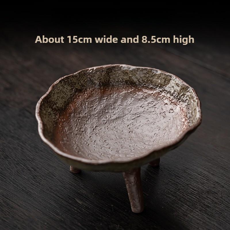 

Трехногая фруктовая тарелка Керамические десертные тарелки Блюдо для сухофруктов Чайный поднос Конфетница Тарелка для закусок Салатник Тарелки для выпечки