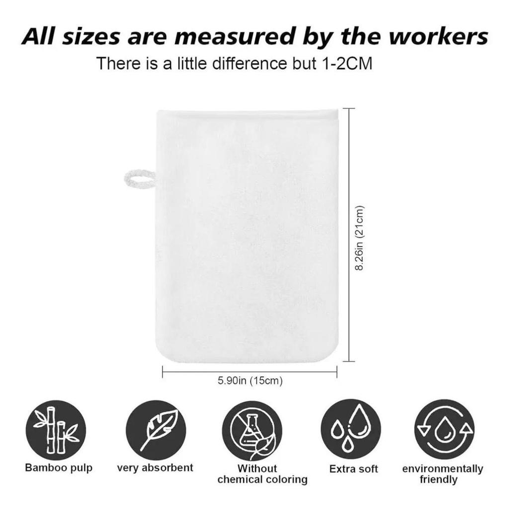 European-Style Microfiber Makeup Remover & Shower Mitt
