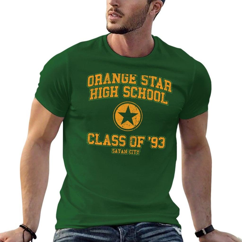 Orange Star High School Class of 93 T-Shirt Vintage Sweat Mens Champion T Shirts