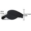 Sun Hat Summer Tennis Cap Sun Visor Hat Sunscreen Outdoor Sports Baseball Topless Tennis Duck Tongue Cap Shade Hollow Top Hat