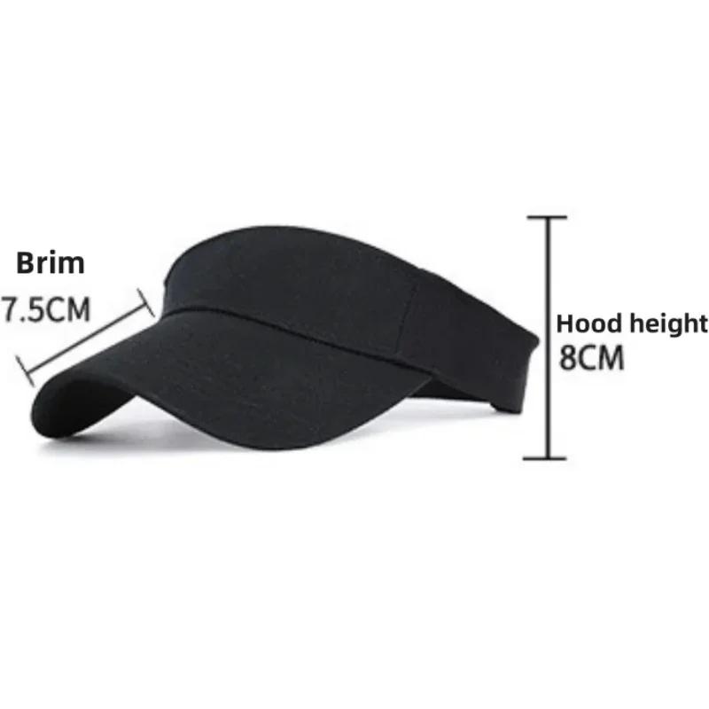 Sun Hat Summer Tennis Cap Sun Visor Hat Sunscreen Outdoor Sports Baseball Topless Tennis Duck Tongue Cap Shade Hollow Top Hat