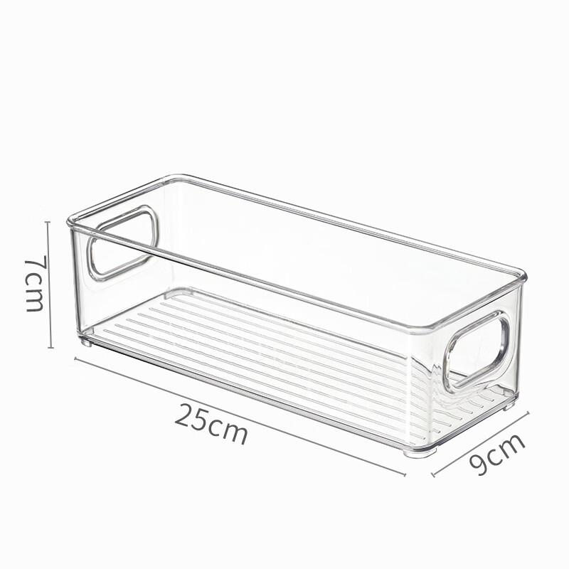 ZISIZ Stackable Refrigerator Storage Containers (Small, 2-Pack)
