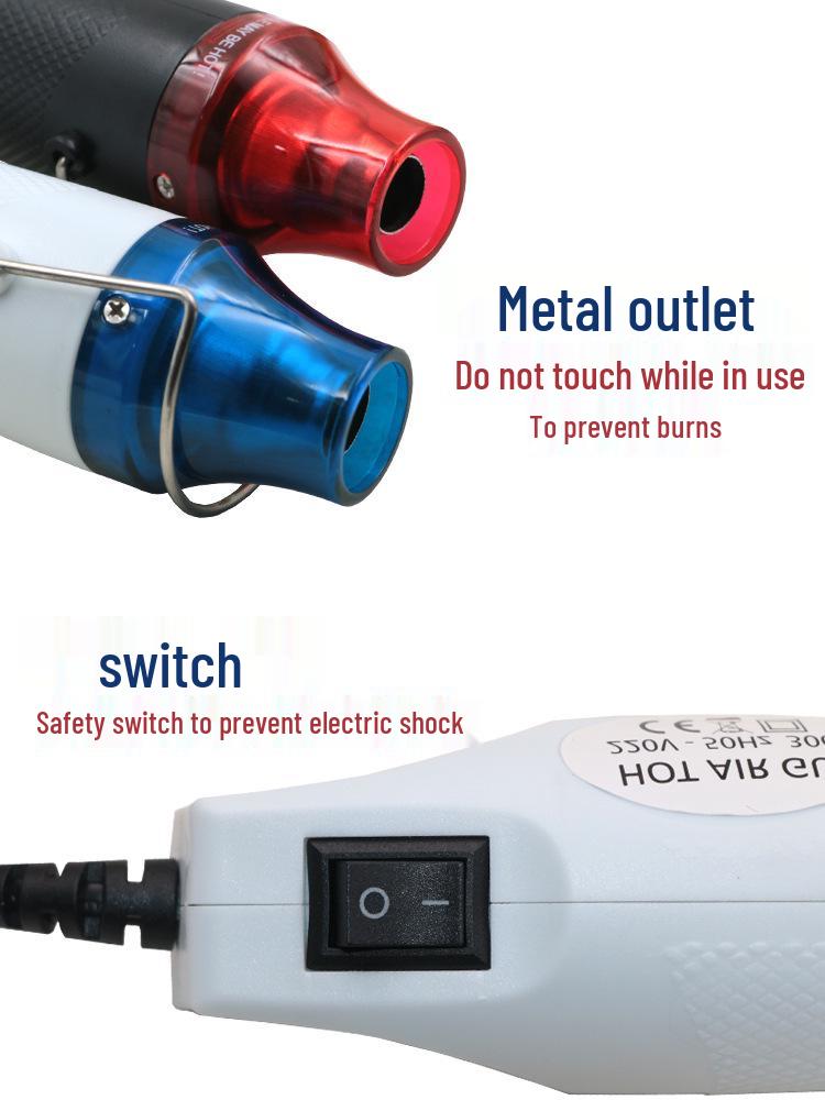 DIY Heat Gun for Crafts: Ideal for Shrink Wrap, Polymer Clay, Stamps & Embossing