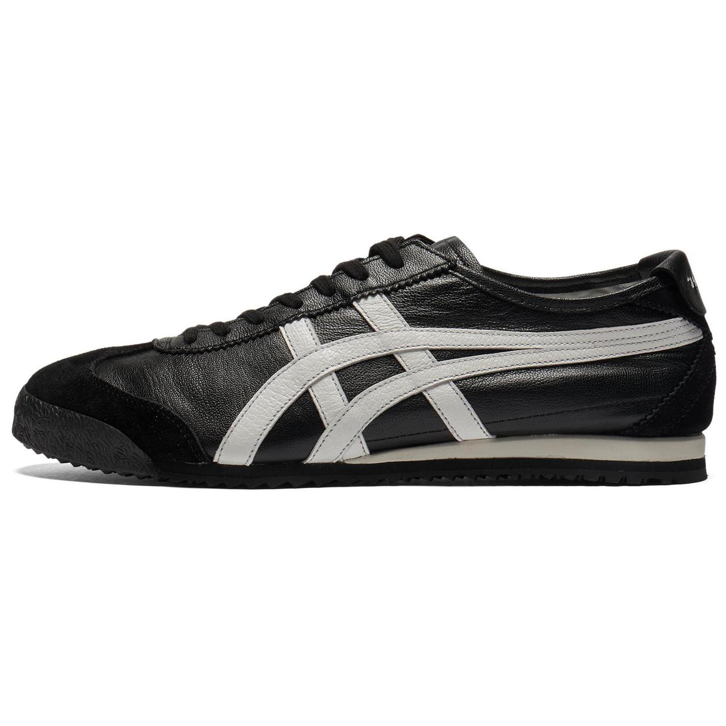 

New Onitsuka Tiger MEXICO 66 Anti Slip Wear Resistant Low Top Casual Shoes Unisex Black White 1183C319-002 41.5