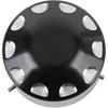 Black Aluminum Wheel Axis Nut Cover for 2015 2024, Protects Against Dirt