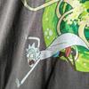 [USED] Vintage American comic book anime T-shirt, monster print, vintage grey