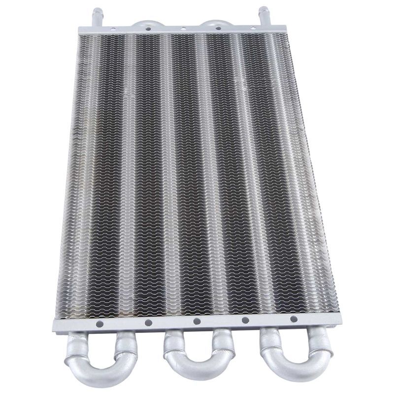 Gearbox Radiator Radiator Condenser Water Tank Transmission Universal Parts Accessories Silver