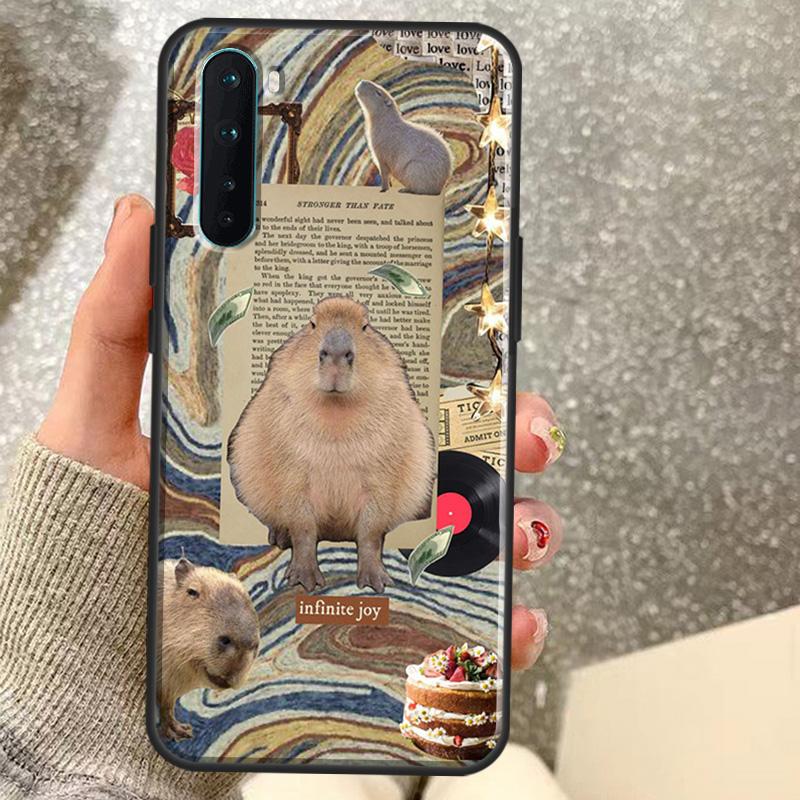 

Funny Capybara Case For OnePlus 15 12 13 11 10 9 Pro 13R 13T 12R 10T 10R Nord CE 5 2 3 4 Lite N20 N30 Coque OnePlus Nord 5
