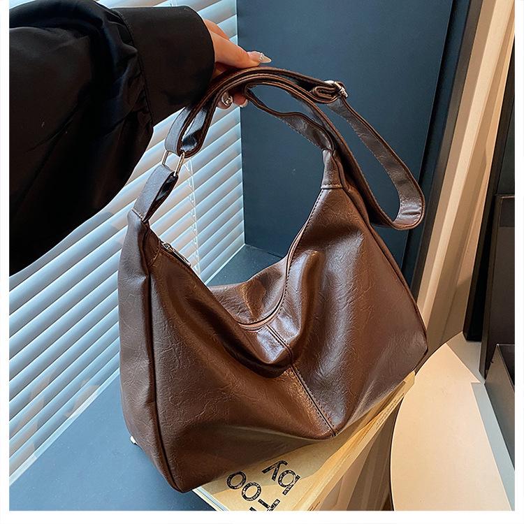 Women's Large Capacity Korean Style Tote and Crossbody Handbag