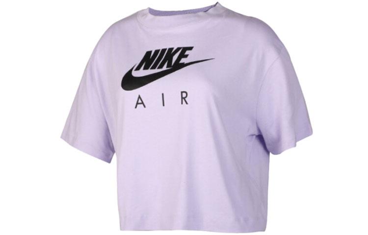 Nike Crop Tops Women s Crew Neck Moderate BV4778-539 XL