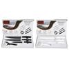 Four Piece Kitchen Stainless Steel Knife Chef's Knife Sharp Meat Cleaver Peeling Fruit Knife