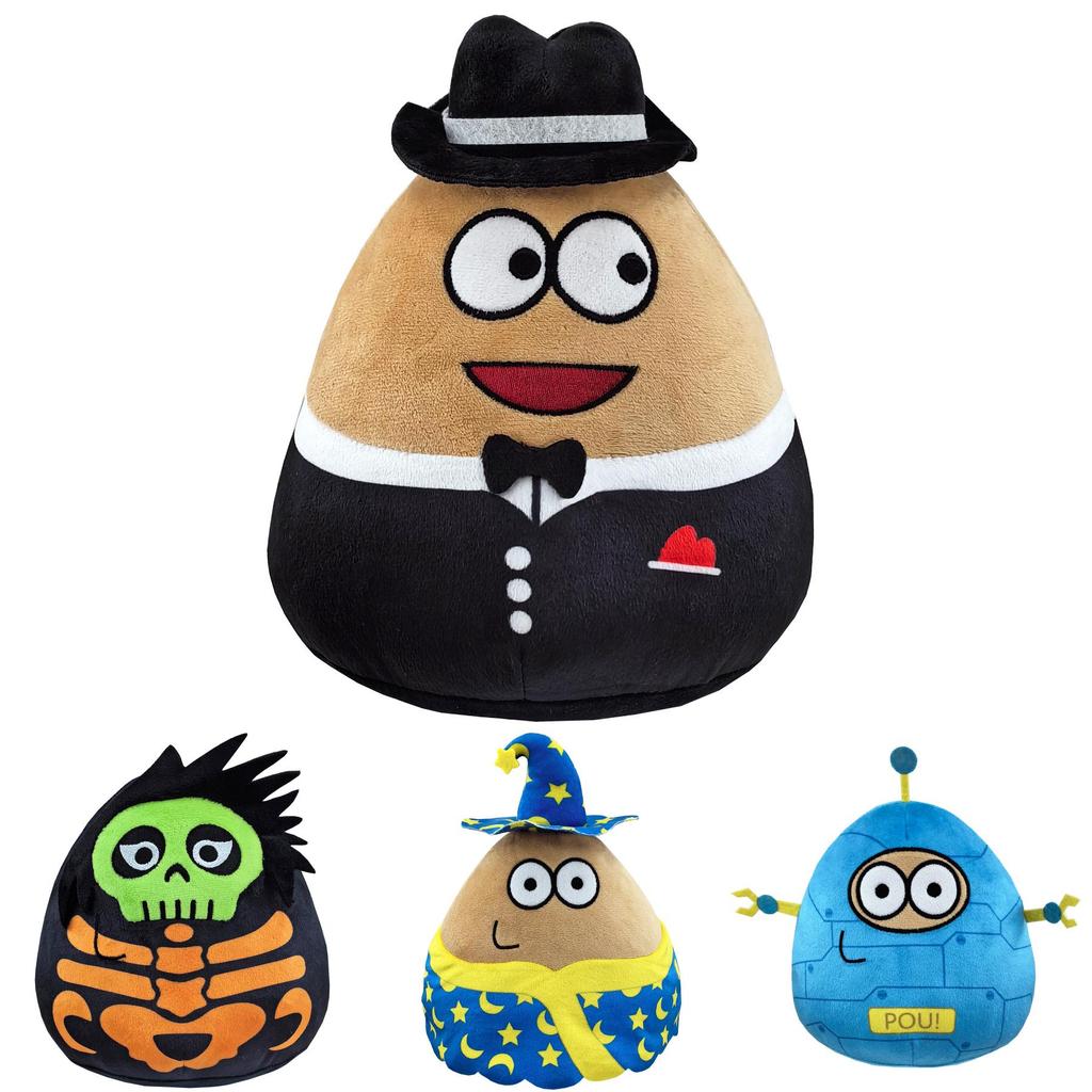 Fofo Meu Animal de Estimação Alienígena Brinquedo de Pelúcia Boneca Pou Personagem de Fruta Recheado Pelúcia Curta Macia