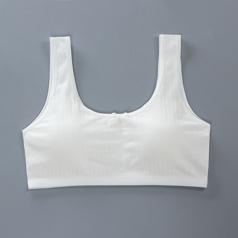 

Топы для девочек-подростков, бюстгальтер для девочек, жилет для девочек, спортивные бюстгальтеры для подростков, подростков, тренировочные бюстгальтеры для девочек-борцов, От 8 до 16 лет one size белый