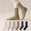 Female Spring and Autumn Warm Cotton Sweat Absorbing Deodorizing Anti Pilling Long Tube Stack Socks