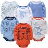 6-Piece Newborn Long-Sleeve Romper Set - 2025 Autumn Collection