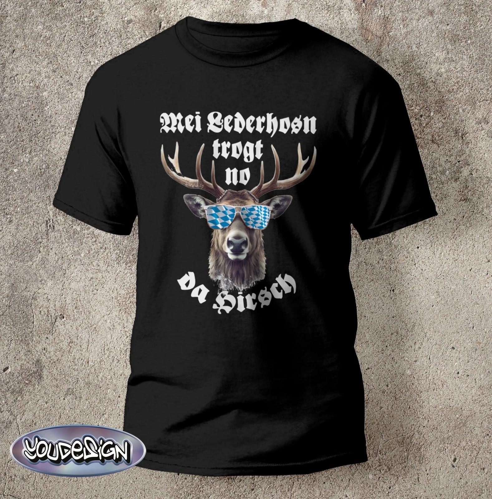 Mei Lederhosn Oktoberfest beer festival T-shirt cult fun deer shirt saying XS-5XL XXXL