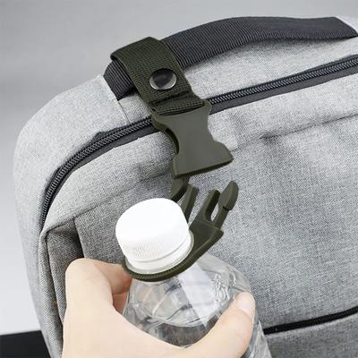 Nylon Backpack Buckle Carabiner Outdoor Mountaineering Water Cup Holder Hiking Camping Accessories Backpack Supplies