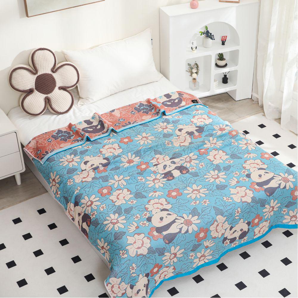 Six-Layer Gauze Adult Blanket, Air Conditioning Blanket, Summer Quilt, Towel Blanket, Gauze Cover Blanket